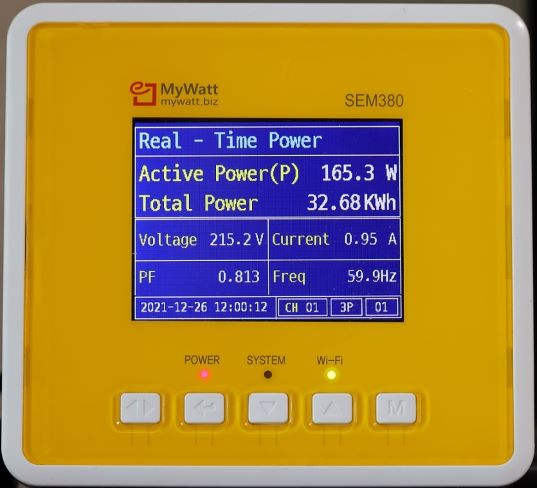 Smart energy meter three phase with WIFI and Ethernet