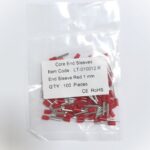 Core end sleeve 1 mm Red LT 011112 R