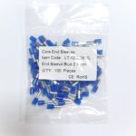 Core end sleeve 2.5 mm Blue LT 025008 BL