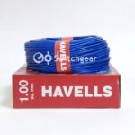 havells single core copper cable 1mm blue 1