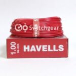 havells single core copper cable 1mm red 1