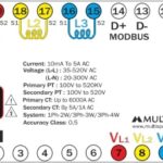 MFM meter AVH 14 M1 terminal connection 1