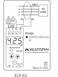 ELR 63 Multispan Terminal and Wiring diagram