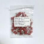 Fork Terminal 0.5 1.5mm VY1 3 Red KableKonnect