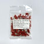 Fork Terminal 0.5 1.5mm VY1 3.2 Red KableKonnect