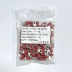 Fork Terminal 0.5 1.5mm VY1 4S Red KableKonnect