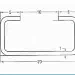 C Channel 20x10 diagram datasheet suppler in UAE Dubai and KSA Saudi