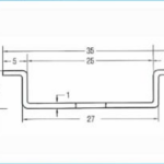 Din Rail 35 X 7.5 x1mm Standard