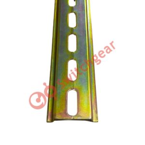 Din Rail 35 X 7.5 x1mm Yellow Slotted HD