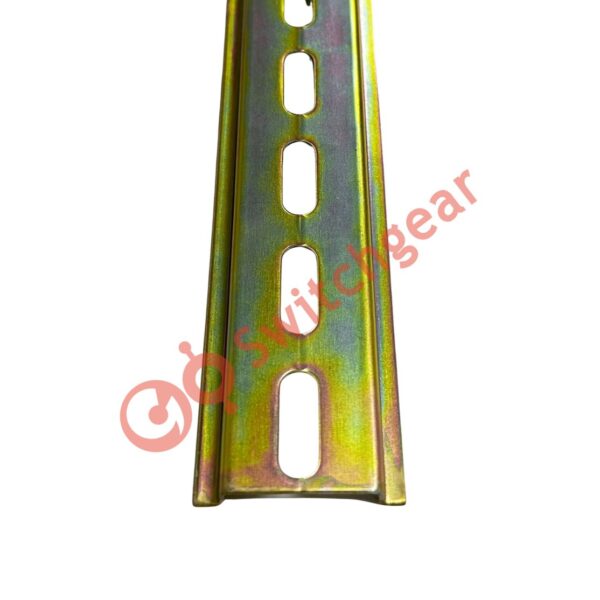 DIN rail slotted yellow Supplier at GoSwitchgear Store