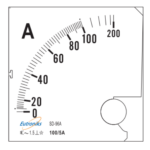 Analog Ammeter AC 1005A IP40 Class 1.5 Eutroniks