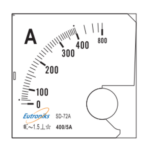 Analog Ammeter AC 4005A IP40 Class 1.5 Eutroniks