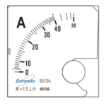 Analog Ammeter AC 405A IP40 Class 1.5 Eutroniks