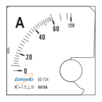 Analog Ammeter AC 605A IP40 Class 1.5 Eutroniks