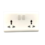 13A 2 Gang Switched Multi Function 250V socket UN – Snowlite