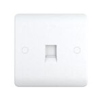 One Gang Telephone Secondary Socket – Snowlite