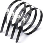 SS cable tie polyster coating