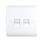 Two Gang Telephone Secondary Socket