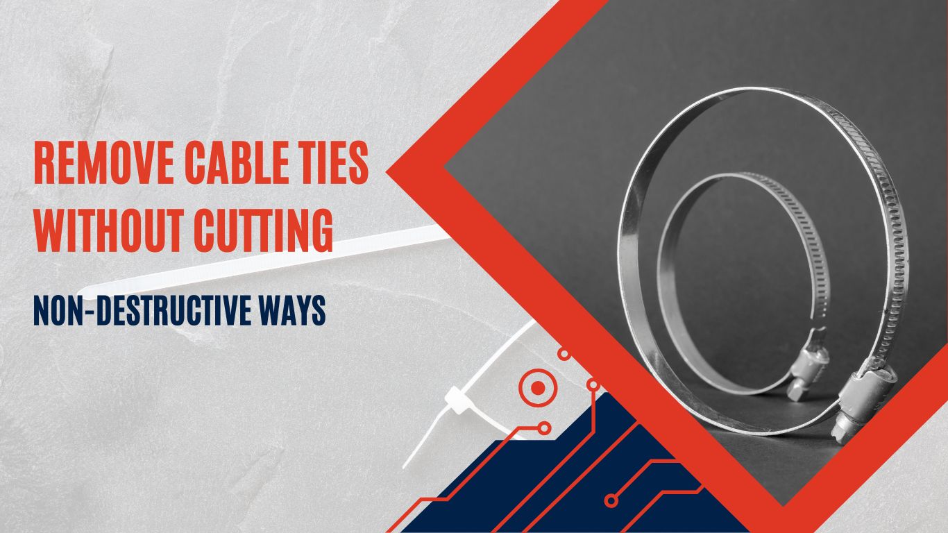 How to Remove Cable Ties Without Cutting Them