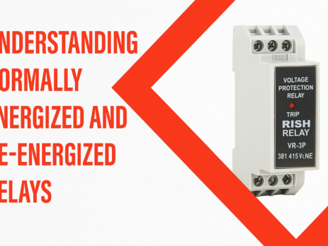 Energised and denergised relays,