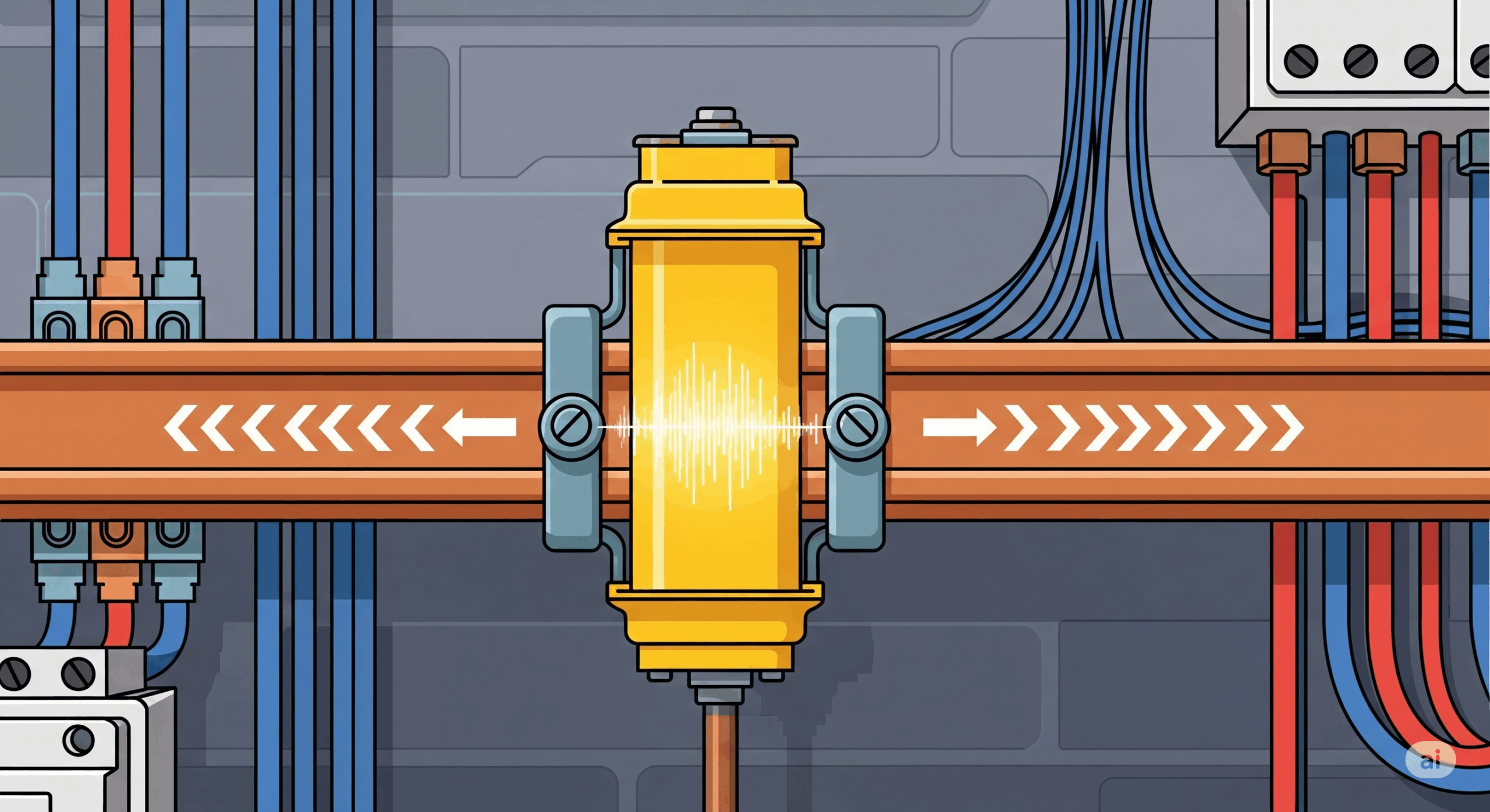 Vertical current trasnformer