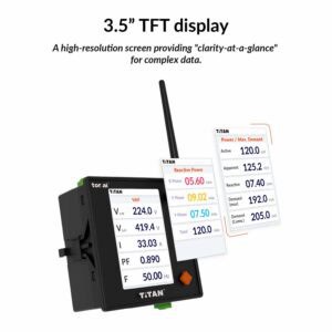 3-Phase WiFi CT Connected Energy Meter Titan 312 | Tor.ai