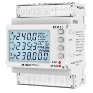 Multispan EPM-70 DIN Rail Multifunction Energy Meter