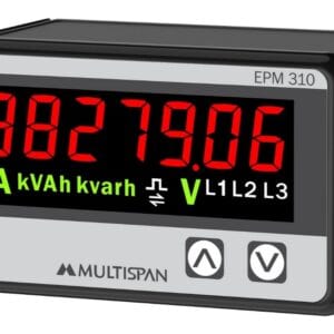 Multispan EPM-310 Multifunction Energy Meter Horizontal Mount