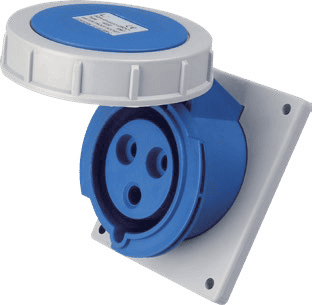 Industrial Angled Panel Sockets